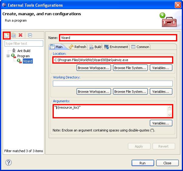 Configure External Tools
