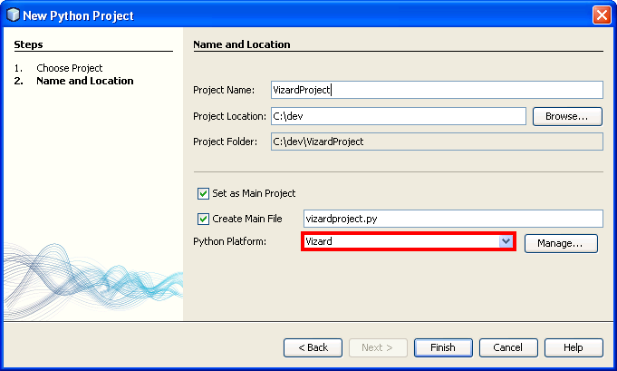 NetBeans IDE: Using Vizard Python Platform NetBeans IDE: Using Vizard Python Platform